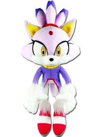 Real Authentic Great Eastern Ge - 52636 Sonic The Hedgehog 14 " Blaze The Cat Plush