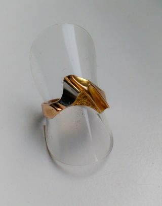 Lapponia 585 14k Gold Ring Designed By Björn Weckström,  1992