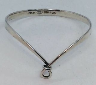 Georg Jensen Denmark Torun Sterling Silver Modernist Bracelet 205