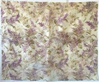 19th C.  French Silk Floral Fabric (2793)