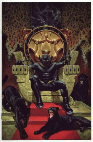 Black Panther 5 1:200 Joe Jusko Marvel Knights Mkxx Virgin Variant Nm