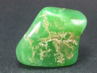 Chrysoprase Stone From Australia - 1.  2 " - 18 Grams