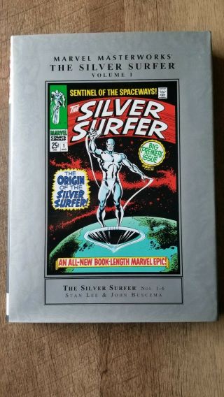 Silver Surfer Marvel Masterworks Stan Lee John Buscema Hardcover