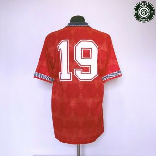 Gascoigne 19 England Vintage Umbro Away Football Shirt Italia 90 1990/93 (l)
