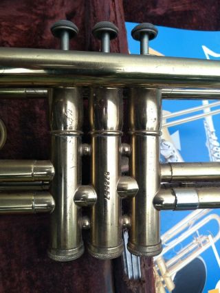 OLDS Ambassador Fullerton CA USA Vintage Trumpet W/ Case Giardinelli 7C 3