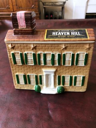 1969 Heaven Hill Bourbon Whiskey (my Old Kentucky Home) Decanter Bottle