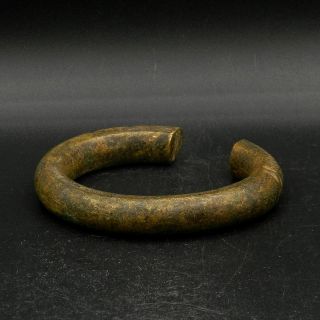 ANTIQUE Bronze MANILLA - Currency Bracelet - West AFRICA - 1900s 2