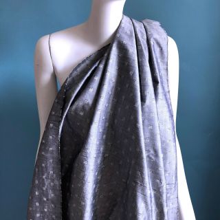 Antique Japanese Silk Sewing Fabric Remnant 84 " X 36 " Kimono Dress Pillow Craft