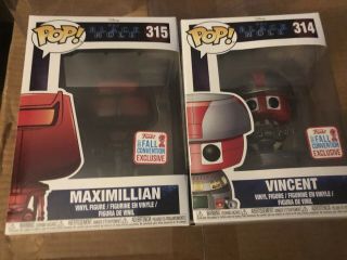 Nycc 2017 Funko Pop The Black Hole Vincent & Maximillian Toy Tokyo Set Of 2