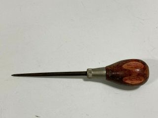Vintage Sears Craftsman 9 - 3648 Usa 6 - 1/2 " 6.  5 " Scratch Awl Wood Wooden Handle