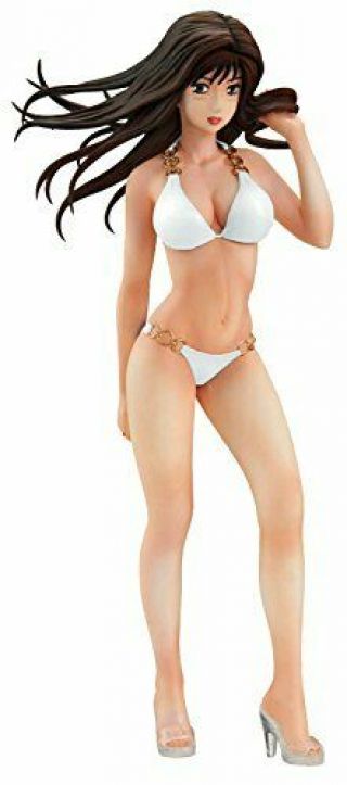 Initial D Legend 3 Mugen Mako Sato Swimsuit Ver White Painted Figure Japan