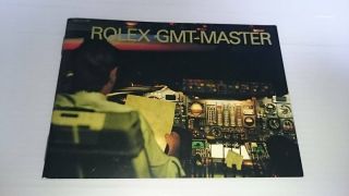 Vintage Rolex Gmt - Master Booklet English 2001 