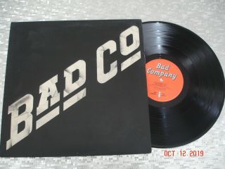 Bad Company " Bad Company " Uk Import Vintage Vinyl Lp Island Records Ilps 9279