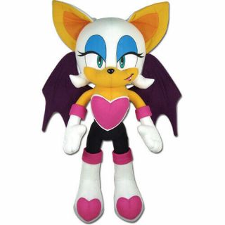 1x Real Great Eastern Ge - 52629 Sonic The Hedgehog Large 21 " Rouge The Bat Plush