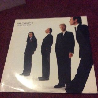 Under The God 10 " (uk 1989) Tin Machine David Bowie With Signed Programme/poste.