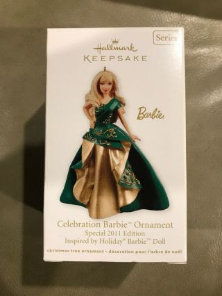 Celebration Barbie Hallmark Ornament Keepsake Special 2011 Edition