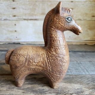 Aldo Londi Bitossi Style Horse Ceramic Art Mid Century Modern Pottery Sculpture