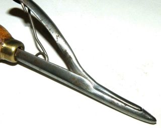 Vintage Rag Rug making tool,  bodger Browns Patent Rug Needle 3
