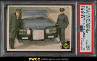 1966 Donruss Green Hornet Quickly Leaving The Black Beauty 22 Psa 8 Nmmt (pwcc)