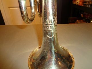 OLDS Ambassador Fullerton CA USA Vintage Trumpet W/ Case Giardinelli 7C Beginner 2