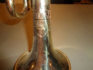 OLDS Ambassador Fullerton CA USA Vintage Trumpet W/ Case Giardinelli 7C Beginner 3