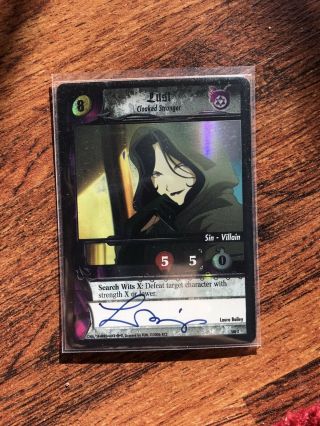Fullmetal Alchemist Signed Trading Card - Lust