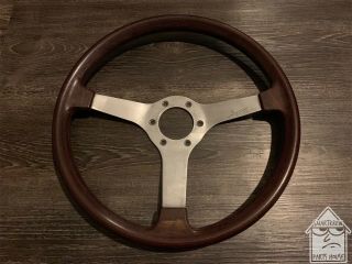 Vintage Izumi 360mm Wood Steering Wheel Jdm Nardi Momo
