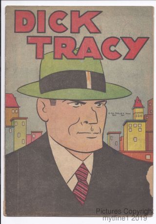 Dick Tracy 1939 - Promomotional Comic Book 16 Pages