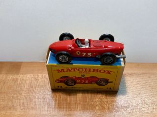 Matchbox Lesney Ferrari Racing Car No.  73