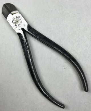 Vintage Peerless Tool Co.  5 " Diagonal Side Cutting Pliers Made In Germany