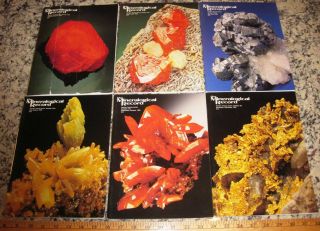 Vol 27 Mineralogical Record 1996 All 6 Issues Complete Minerals Crystals Mining