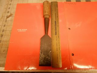 Vintage 1 - 3/4 " Wood Chisel T.  H.  Witherby Warrented