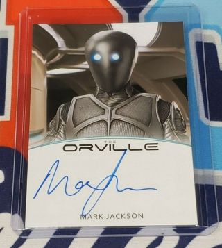 The Orville Season One A4 Mark Jackson As Isaac Autograph Vl
