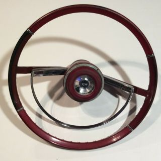 1967 Ford Fairlane Steering Wheel And Horn Ring Vintage