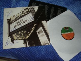White Lion - Mane Attraction - Rare Signed Vinyl Lp Album 1991 (autographed)
