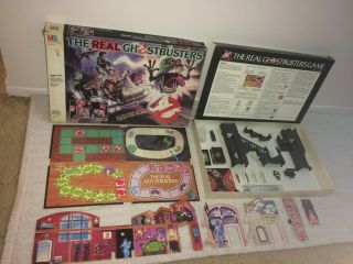 1986 The Real Ghostbusters 3d Board Game Milton Bradley Vintage Complete Game