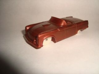 F&f Mold 1954 Ford Thunderbird Conv.  Cereal Premium Plastic Toy Car / Brown