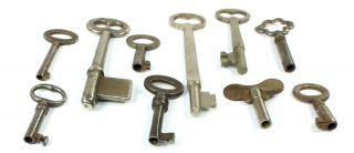 Steel Skeleton Keys - Great For Steampunk Art/jewelry - Tb461