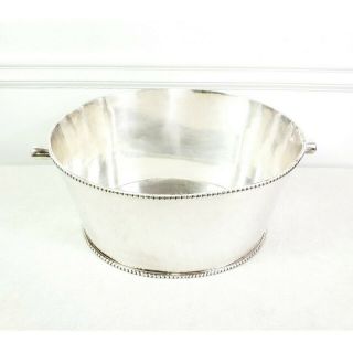 Vintage Silver Plated Double Champagne Ice Bucket Wine Cooler Beverage Tub