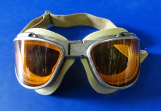 Naval Aviator’s An - 6530 Goggles W/two Piece Cushions