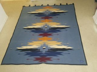 Beaver State Pendleton Aztec Tribal Wool Blend Blanket USA Robes and Shawls 2