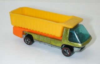 Redline Hotwheels Yellow 1970 Dump Truck Oc16456