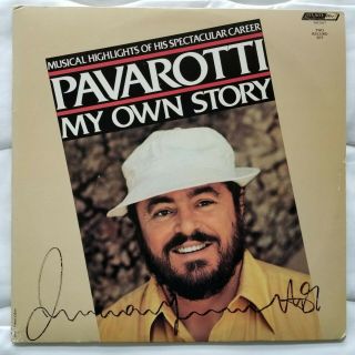 Luciano Pavarotti - My Own Story - London Records (2 Lp) - Autographed