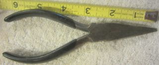 Vintage Sears Craftsman 6 - 1/4 " Long Needle Nose Pliers W/ Cutter Usa Tool
