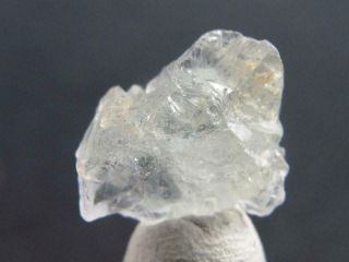 Gem Gray Herderite Crystal From Africa - 3.  70 Carats - 0.  4 "
