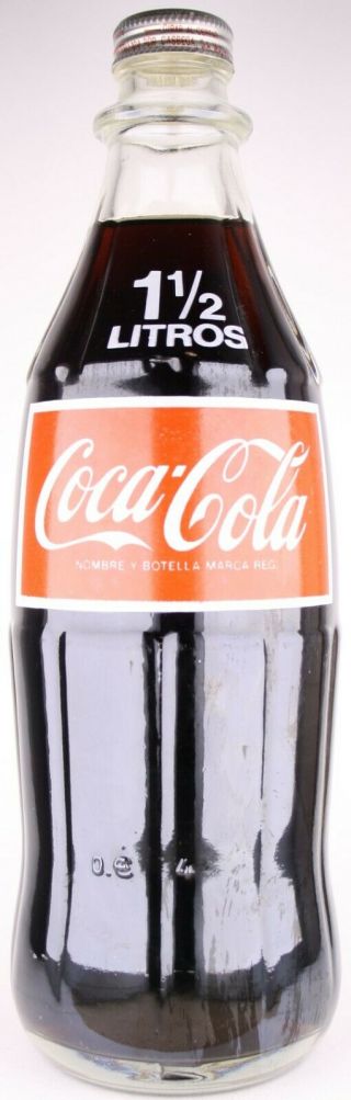 Spain 1,  5 Liter 1980s? Coca - Cola Acl Bottle W/original Cap