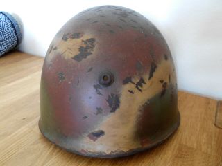 Italian Helmet M33 WWII camouflage italian campaign German Helmet WWII 3