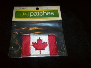 1972 John Deere Canadian Flag Snowmobile Patch In Package