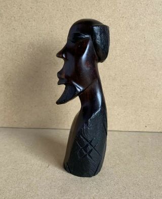 Hand Carved Wooden African Tribal Man Statue Figure 6” Tall 3