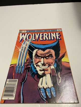 1982 Marvel Wolverine 1 Limited Series First Solo Comic Book Vg / Fn